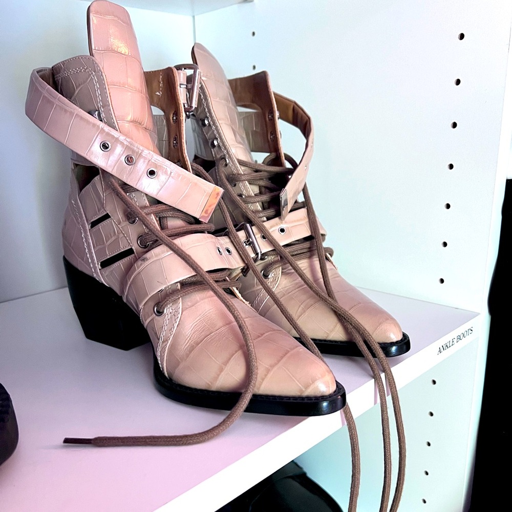 Chloè moto boots